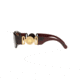 Versace VE4361 Bifocal Prescription Sunglasses, 53mm, Transparent / Red, VE4361-388-73-53-BI