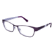 Visions 206 Bifocal Prescription Eyeglasses - Frame Matte Eggplant / Lilac, Size 54/16mm VIVISION20603
