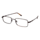 Visions 215 Bifocal Prescription Eyeglasses - Frame MATTE BROWN, Size 53/18mm VIVISION21503