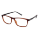 Visions 229 Progressive Prescription Eyeglasses - Frame MATTE BROWN, Size 54/15mm VIVISION22902