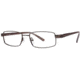 Visions 158 Progressive Prescription Eyeglasses - Frame Brown, Size 52/17mm VIVISION15801