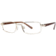 Visions 158 Progressive Prescription Eyeglasses - Frame Gold, Size 52/17mm VIVISION15803