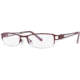 Visions 174 Eyeglass Frames - Frame Burgundy, Size 52/18mm VIVISION17404