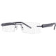 Visions 175 Eyeglass Frames - Frame Blue/Grey Stripe, Size 53/18mm VIVISION17502