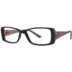 Visions 188 Bifocal Prescription Eyeglasses - Frame Ebony/Brick VIVISION18801