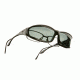 Vistana Black Frame MS Gray Polare Lens Sunglasses W412G