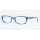 Vogue BABY 83 VO2811 Eyeglass Frames 2075-45 - Light Blue/dark Blue/azure Frame, Demo Lens Lenses