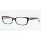Vogue BABY 83 VO2811 Eyeglass Frames W827-45 - Top Black/transparent Frame, Demo Lens Lenses