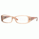 Vogue Eyeglasses VO2595B with No-Line Progressive Rx Prescription Lenses W971-5015 - Brown Transparent 