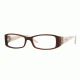 Vogue Eyeglasses VO2595B with No-Line Progressive Rx Prescription Lenses, Select Frame Color / Lens Diameter Brown Frame / 50 mm Prescription Lenses