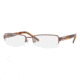 Vogue VO 3694B Eyeglasses Styles Dark Brown Frame w/Non-Rx 50 mm Diameter Lenses, 811-5017