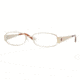 Vogue VO3745B SV Prescription Eyeglasses, Light Gold Demo Lens Frame / 53 mm Prescription Lenses, 848-5316