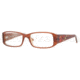 Vogue VO2635 Single Vision Prescription Eyewear 1638-5016 - Brown On Beige Horn 