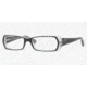 Vogue VO2691 Single Vision Prescription Eyewear 1688-4916 - Top Black+transp.glitt 