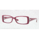 Vogue VO2807B Single Vision Prescription Eyeglasses 2076-51 - Light Violet/dark Violet/beige Frame, Demo Lens Lenses