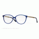 Vogue VO2866 Progressive Prescription Eyeglasses 2171S-55 - Top Matte Blue Transp Frame