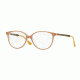 Vogue VO2866 Progressive Prescription Eyeglasses 2179S-55 - Top Matte Beige Transp Frame