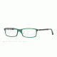 Vogue VO2867 Single Vision Prescription Eyeglasses 2169S-52 - Top Matte Green Transparent Frame