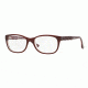 Vogue VO2911 Single Vision Prescription Eyeglasses 2262-51 - Top Bordeaux/Glitter Pink Frame