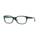 Vogue VO2911 Single Vision Prescription Eyeglasses 2311-51 - Blue/yellow Fluo/tr Aqua Frame