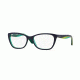 Vogue VO2961 Progressive Prescription Eyeglasses 2311-53 - Blue/yellow Fluo/tr Aqua Frame