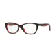 Vogue VO2961F Single Vision Prescription Eyeglasses 2312-53 - Brown/orange/tr Red Frame