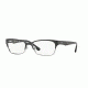 Vogue VO3918 Single Vision Prescription Eyeglasses 352S-52 - Matte Black/brushed Gunmetal Frame