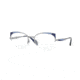 Vogue VO4153 Bifocal Prescription Eyeglasses, 51mm, Gunmetal/Matte Light Blue Blue, VO4153-548-51-BI