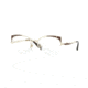 Vogue VO4153 Bifocal Prescription Eyeglasses, 51mm, Pale Gold/Matte Brown, VO4153-848-51-BI