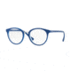 Vogue VO5167 Single Vision Prescription Eyeglasses 2556-50 - Top Dark Blue/blue Transp Frame