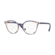 Vogue VO5254 Progressive Prescription Eyeglasses, 50mm, Top Blue/Text Pink Yellow Tr, VO5254-2696-50-PRO