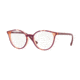 Vogue VO5254 Progressive Prescription Eyeglasses, 50mm, Top Red/Text Orange Pink, VO5254-2697-50-PRO