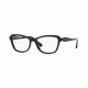 Vogue WAVED TEMPLE VO2957 Single Vision Prescription Eyeglasses W44-51 - Black Frame