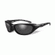 Wiley X Airrage Progressive Prescription Sunglasses, Gloss Black Frame, 696FPR