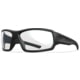Wiley X Changeable Series Breach XL 2.5 Sunglasses, Matte Black Frame Gunmetal Logo, Clear Lens, CHBRC03XL