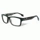 Wiley X Contour Progressive Prescription Eyeglasses, Gloss Black Demi Frame, WSCON06PR