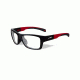 Wiley X Crush Bifocal Prescription Sunglasses, Gloss Black / Red Frame, YFCRS01BI