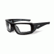 Wiley X Enzo Single Vision Prescription Sunglasses, Gloss Black Frame, CCENZ03SV