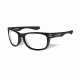 Wiley X Hudson Single Vision Prescription Sunglasses, Gloss Black Frame, ACHUD03FSV