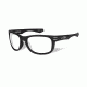 Wiley X Hudson Single Vision Prescription Sunglasses, Matte Black Frame, ACHUD05FSV