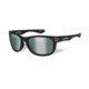 Wiley X Hudson Single Vision Prescription Sunglasses, Matte Black Frame, ACHUD05SV