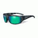 Wiley X Omega Single Vision Prescription Sunglasses, KRYPTEK NEPTUNE Frame, ACOME12SV