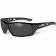 Wiley X Slay Single Vision Prescription Sunglasses, Gloss Black Frame, ACSLA04SV