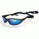 Wiley X P-23 Polarized Blue Lunar Mirror / Gloss Black Sunglasses