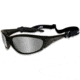 Wiley X Tilt P-58 Sunglasses Gloss Black Frame and Polarized Smoke Green Flash Lens