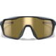 Wiley X Citadel Captivate Sunglasses, Matte Graphite Grey Frame, Gold Mirror Lenses, CHCTD10