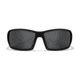 Wiley X WX Shadow Sunglasses, Matte Black Frame, Alt Captivate Pol Grey Lens, CCSHA08ALT