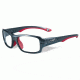 Wiley X Fierce Progressive Prescription Sunglasses, Dark Silver / Red Frame, YLFFIE02PR