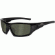 Wiley X Censor Sunglasses - Polarized Smoke Green Lens/Gloss Black Frame SSCEN04