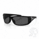 Idaho Sunglass, Shiny Black Frame, Smoked Lenses, One Size Fits Most